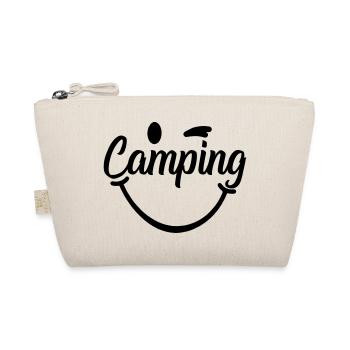 Camping Smile - Bio-Täschchen - Natur - Vorne