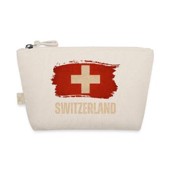 Drapeau grunge de la Suisse, fierté suisse - Trousse biologique - nature - Devant