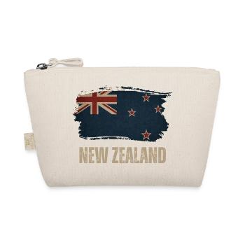 Grunge New Zealand flag - Organic Pouch - nature - Front