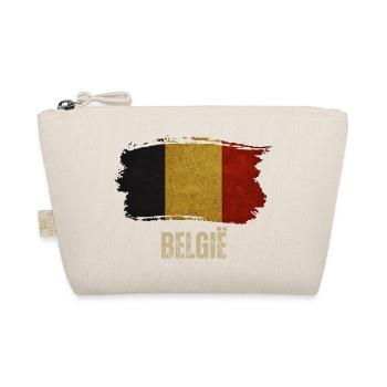 Grunge flag of Belgium, I love Belgium - Organic Pouch - nature - Front