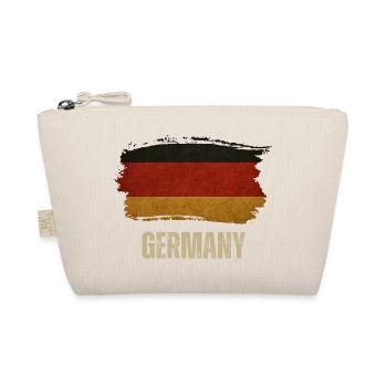 Grunge flag of Germany, I love Germany - Organic Pouch - nature - Front