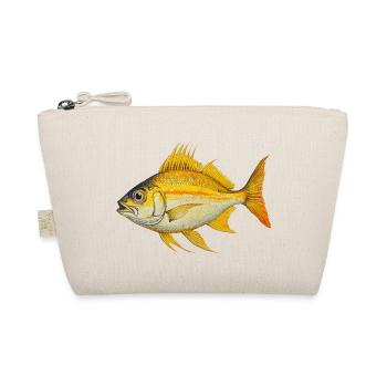 Yellow Orange Tropical Fish Illustration - Organic Pouch - nature - Front