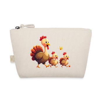 Thanksgiving Truthahn Baby - Bio-Täschchen - Natur - Vorne