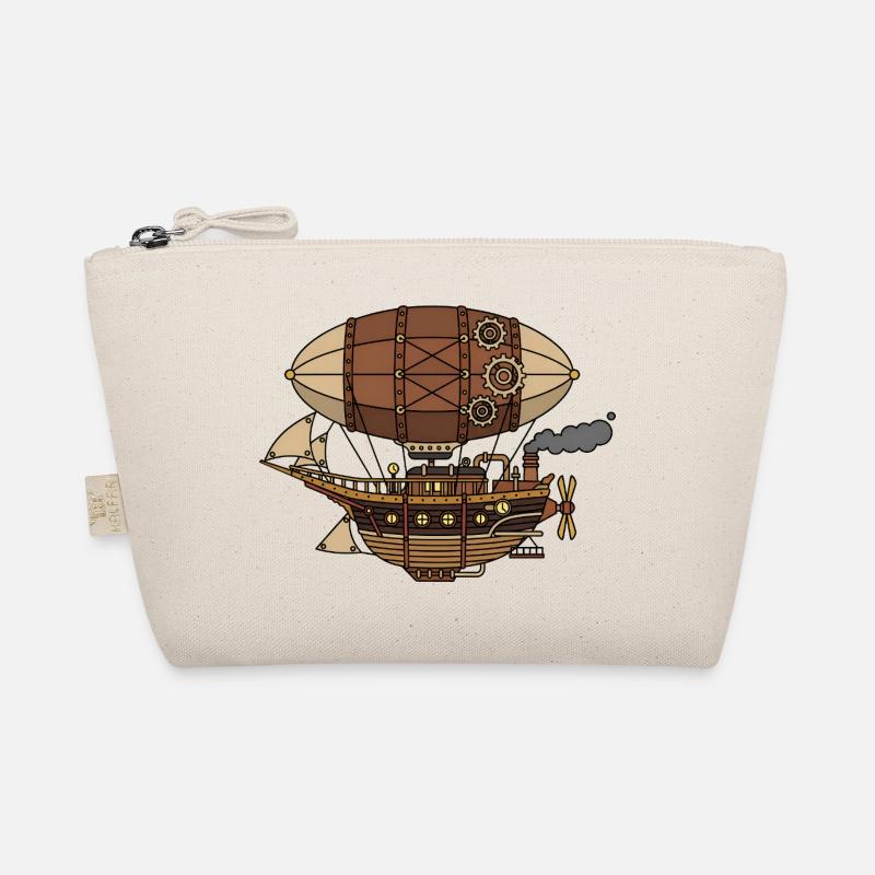 Steampunk Luftschiff - Bio-Täschchen - Natur