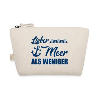 Lieber Meer als weniger - Küste - Nordsee - Ostsee - Bio-Täschchen - Natur - Vorne
