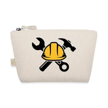 Craftsmen & Construction Workers | Tool Logo - Organic Pouch - nature - Front