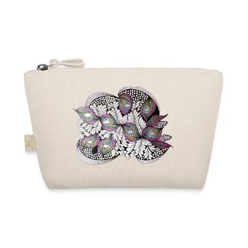 Motif de gribouillis en plume de paon - Trousse biologique - nature - Devant