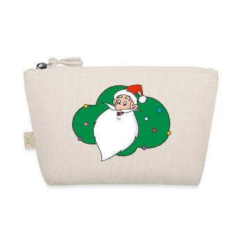 Weihnachtsmann & Co. KG Weihnachtsmann Tannengrün - Bio-Täschchen - Natur - Vorne