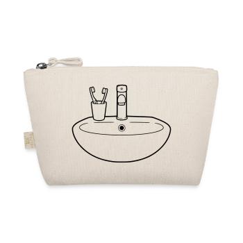 Waschbecken Badezimmer Sanitär Vektor - Bio-Täschchen - Natur - Vorne