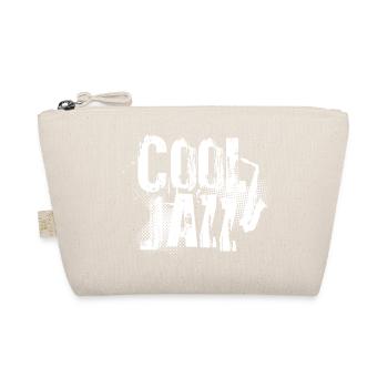 Cool Jazz Music Distressed Typography - Organic Pouch - nature - Front