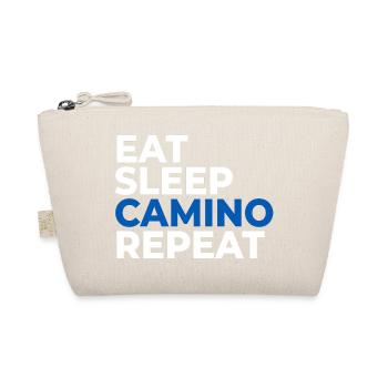 Eat sleep Camino Repeat | Way of St. James, Pilgrimage - Organic Pouch - nature - Front