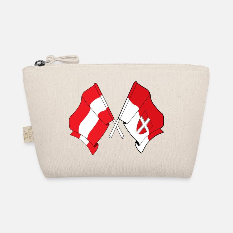Drapeaux croisés Autriche & Vienne Trousse biologique