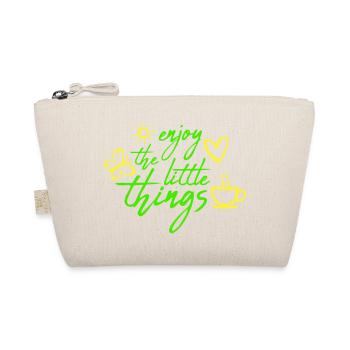 Profitez des petites choses Gratitude Pleine conscience - Trousse biologique - nature - Devant