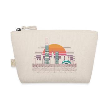 Neon Skyline Sunset - Organic Pouch - nature - Front