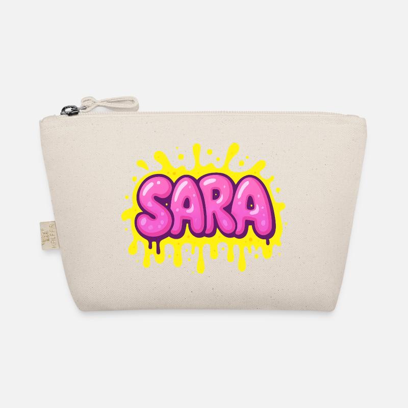Graffiti SARA Name Gift Ideal Printable Organic Pouch