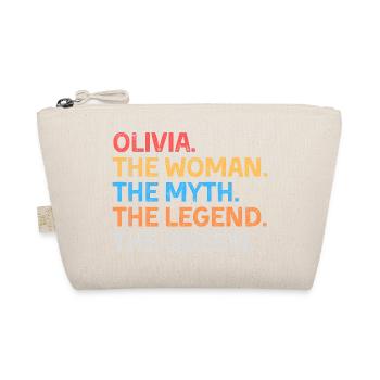 Olivia Die Frau Der Mythos Die Legende Die Königin - Bio-Täschchen - Natur - Vorne