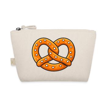 Orange Pretzel Illustration - Organic Pouch - nature - Front