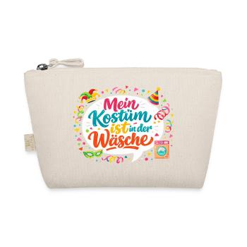 Kostüm Badewanne Karneval Lustig Geschenk - Bio-Täschchen - Natur - Vorne