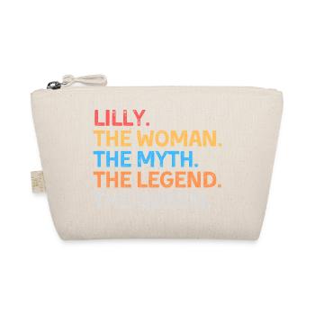Lilly The Woman The Myth The Legend The Queen - Organic Pouch - nature - Front