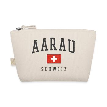 Aarau Schweiz Emblem Vintage - Bio-Täschchen - Natur - Vorne