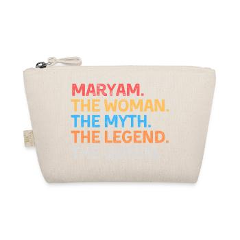 Maryam Die Frau Der Mythos Die Legende Die Königin - Bio-Täschchen - Natur - Vorne