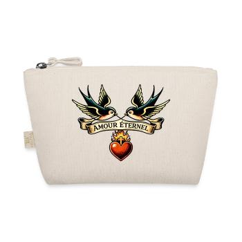 Amour Éternel Ailes et Cœur - Trousse biologique - nature - Devant