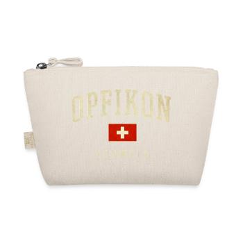 Opfikon Suisse Drapeau Vintage - Trousse biologique - nature - Devant
