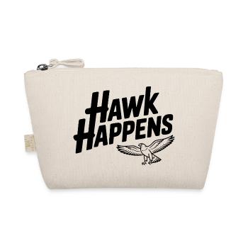 Hawk Happens - Bio-Täschchen - Natur - Vorne
