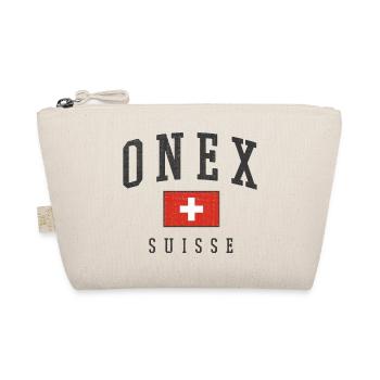 Onex – Schweizer Identität aus dem Kanton Genf - Bio-Täschchen - Natur - Vorne