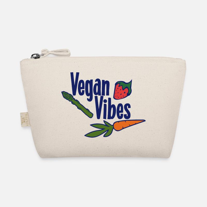 Vegan Vibes Veggie Logo Bio-Täschchen