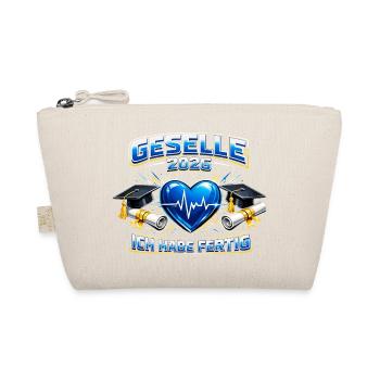 Geselle 2026 Gesellenprüfung bestanden Geschenk - Bio-Täschchen - Natur - Vorne