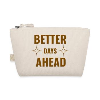 Jours meilleurs à venir Premium Minimal Motivation Quo - Trousse biologique - nature - Devant