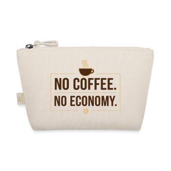 No Coffee No Economy - Organic Pouch - nature - Front