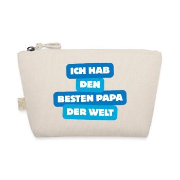 Meilleur papa du monde – T-shirt de famille - Trousse biologique - nature - Devant