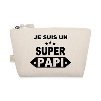 Je suis un super papi - Trousse biologique - nature - Devant