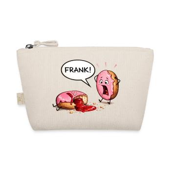 Donut drama – FRANK was bitten! - Organic Pouch - nature - Front