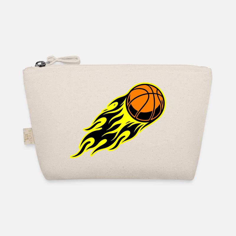 Basketball Flamme Bio-Täschchen