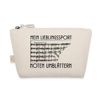 My Favorite Sport Sheet Music Turning Orchestra - Organic Pouch - nature - Front