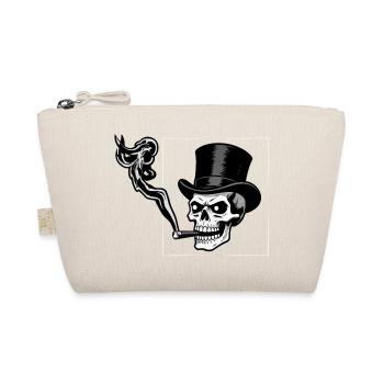 RICH SKULL #1 - black & white - Trousse biologique - nature - Devant