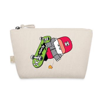 Graphique néon Skate Panda - Trousse biologique - nature - Devant