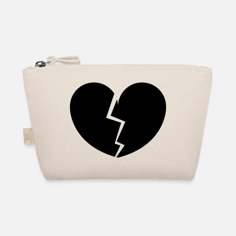 Gebrochenes Herz Bio-Täschchen