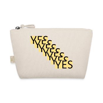 YES – Step statement in gold - Organic Pouch - nature - Front