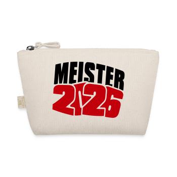 Meister 2026 Meisterschaft - Bio-Täschchen - Natur - Vorne