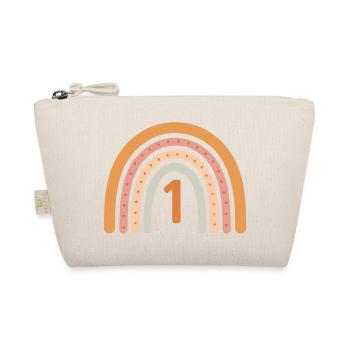 Arc-en-ciel du premier anniversaire - Trousse biologique - nature - Devant