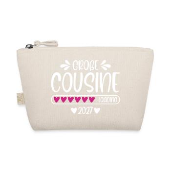 Big Cousin 2027 loading heart loading bar - Organic Pouch - nature - Front