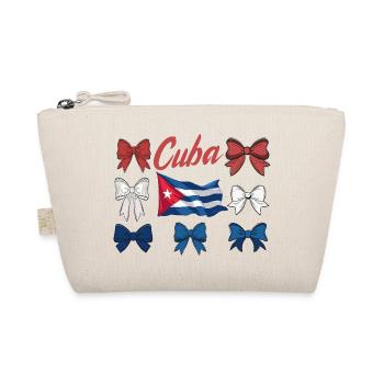 Kuba Stolz & Heimat - Cuba Flagge Design - Bio-Täschchen - Natur - Vorne
