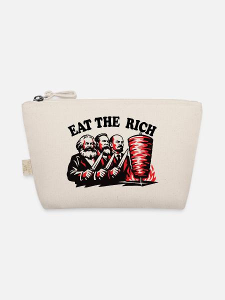 Eat the rich - Marx Engels Lenin - Döner Kebab - Bio-Täschchen - Natur - Vorne