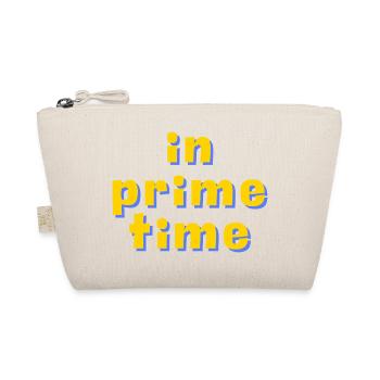 In Prime Time Retro 3D Typography - Organic Pouch - nature - Front
