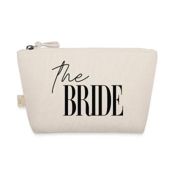 The Bride lettering - Organic Pouch - nature - Front