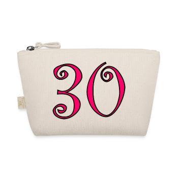 30. 30 YEARS. 30th ANNIVERSARY. 30 YEARS ANNIVERSARY. - Organic Pouch - nature - Front